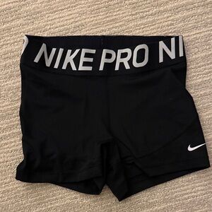 Nike Pro Women's Black Shorts - 3” Inseam